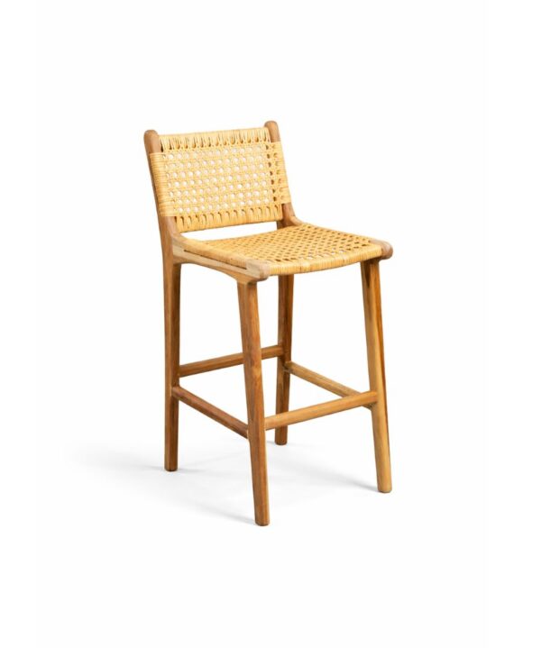 London Low Barstool Rattan
