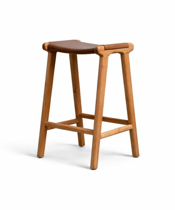 London Counter Stool Full Leather